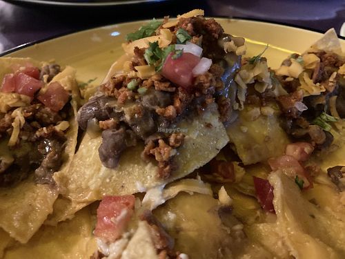 Loaded vegan nachos  at Sunrise Tacos - Silom in Bangkok
