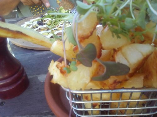 cassava chips at Mandala & Co in Mermaid Beach