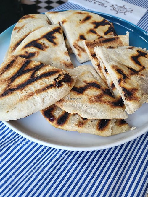 Hot pita at Fish and Grill Dunava in Vidin