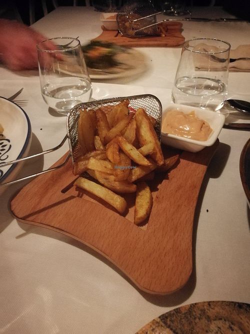 Chips at Seaport Restaurant in Kalkan