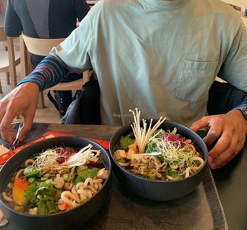 Vegan Umami Ramen at Falcon Marktrestaurant in Soelden