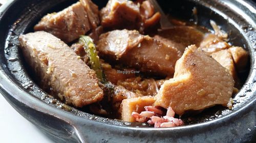 Carmelized Jackfruit Clay Pot at Blossom Vegetarian in Renton