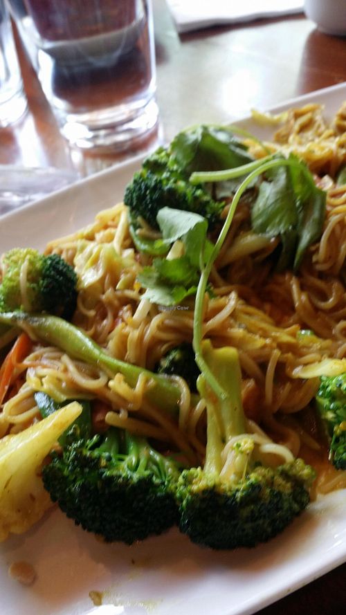 Singapore Noodles at Blossom Vegetarian in Renton