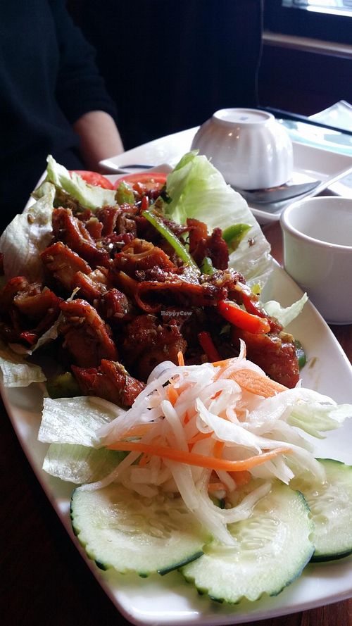 Spicy Lemongrass Seitan at Blossom Vegetarian in Renton
