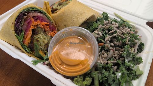Falafel wrap at Redefined Food Co in Palm Coast