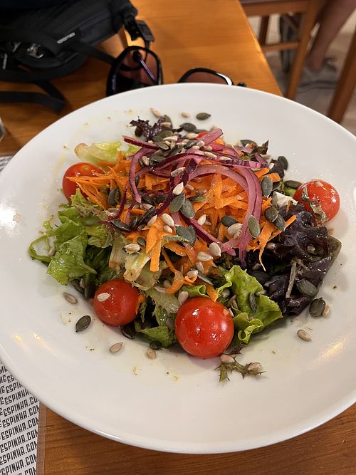 Large salad option   at Espinha.come in Sao Miguel