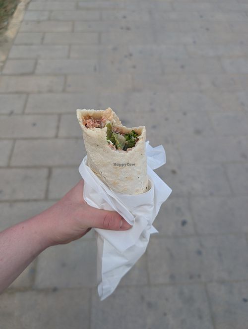 lahmacun at Za'atar Lebanese Bakery in Larnaca