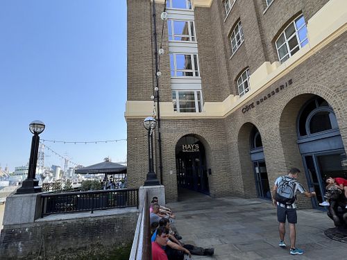 You can sit at the terrace by the Thames  at Cote in South East London