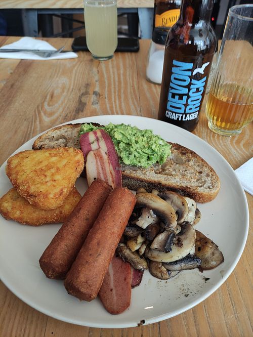 "Hangover" brunch. at Tam's Kitchen in Paignton