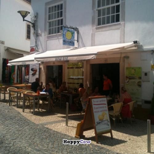 outside at Meu Limao in Lagos