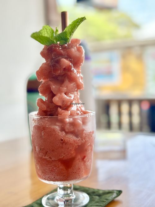 Strawberry smoothiee  at Sauce Tree Kuta in Kuta