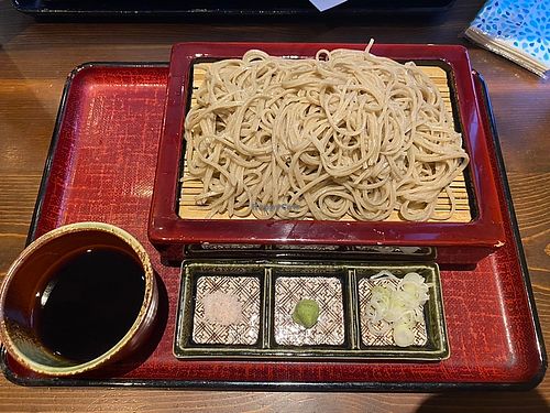 Soba set  at Kagetsuan in Tokyo