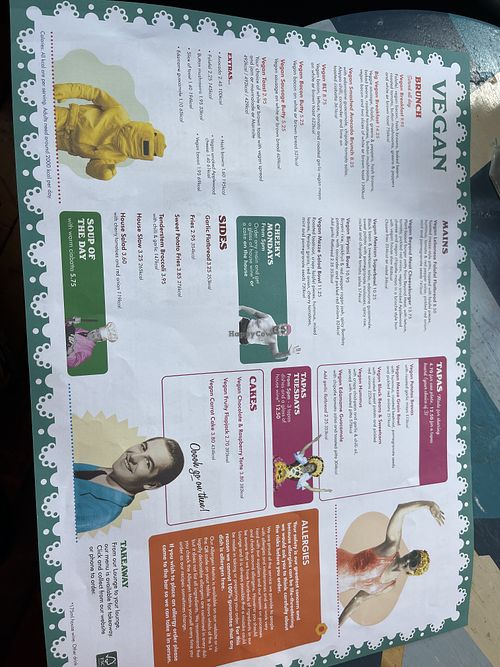 Menu!  at Lounges - Bonito Lounge in Bognor Regis