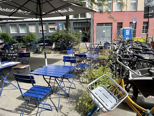 outside at Ecco in Cologne