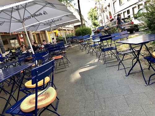 outside at Ecco in Cologne