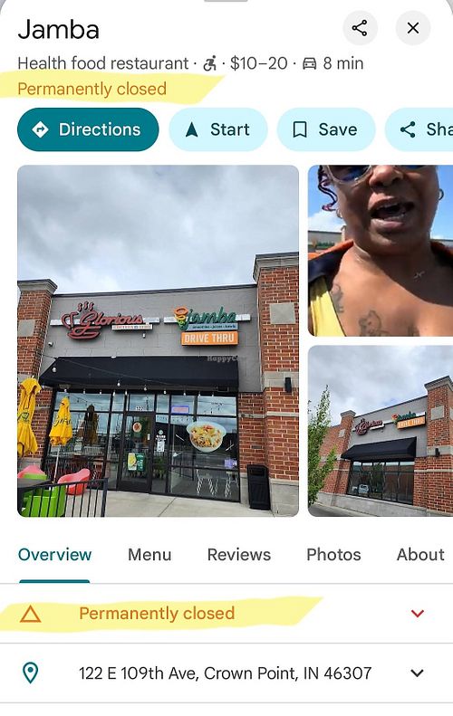  at Jamba in Crown Point