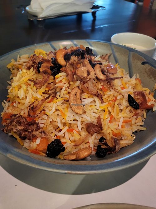 Veg biryani (minus butter/cream) at Kashmir in Taguig