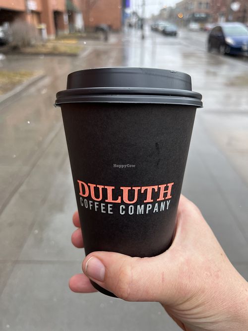 Oat milk latte  at Duluth Coffee Company in Duluth