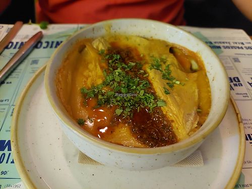 Main / Encheesladas at Distrito Vegano Invernadero in Madrid