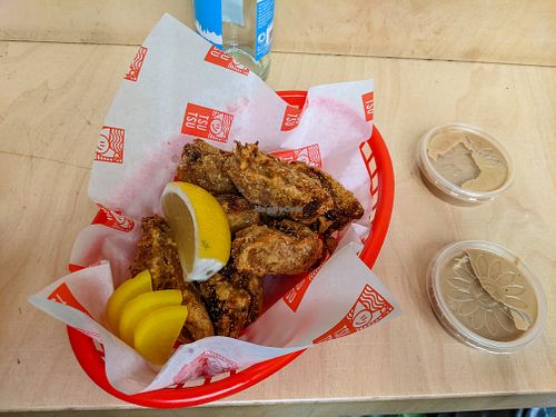 Vegan Kara Age with Sesame Sauce at Tsu Tsu in Berlin