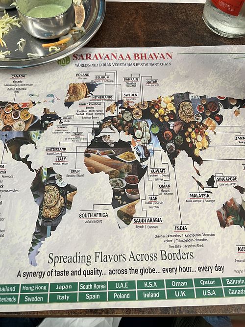  at Saravanaa Bhavan in Rome