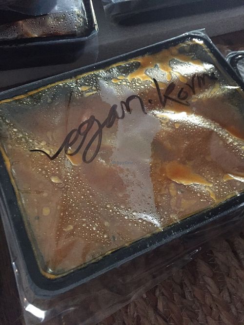 vegan korma at Prana Indian Restaurant in Cambridge