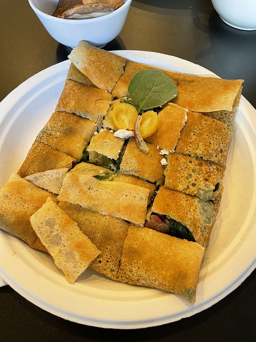 Crepe with vegan cheese (and gluten free!)  at La Tartine in West Chester