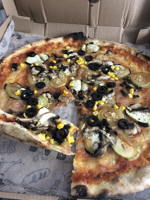 With vegan cheese  at BAP in Istanbul