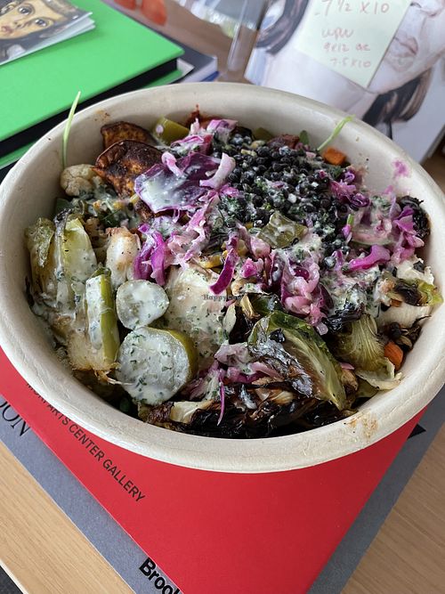 Cava greens and grain bowl with herb tahini dressing 😋  at CAVA in Fort Worth