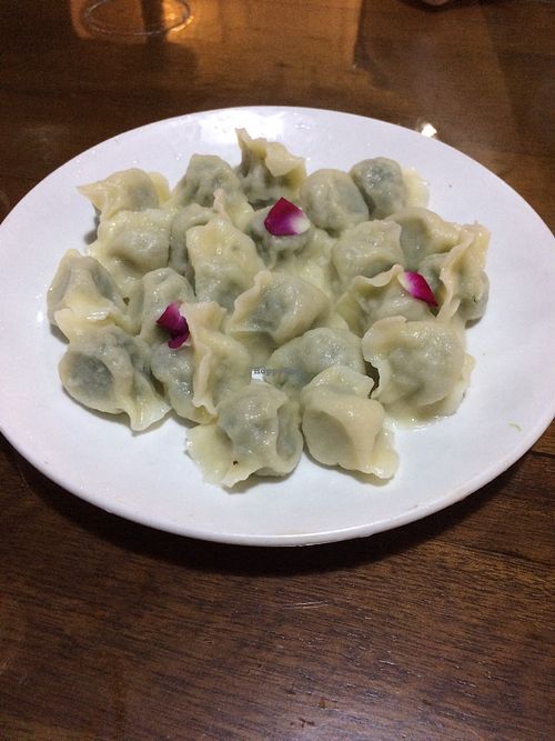Dumplings at Fu Hui Ci Yuan Vegetarian Restaurant in Beijing