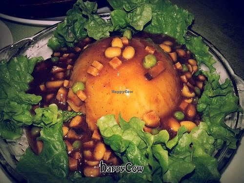 Mashed potatoes - amazing. at Fu Hui Ci Yuan Vegetarian Restaurant in Beijing