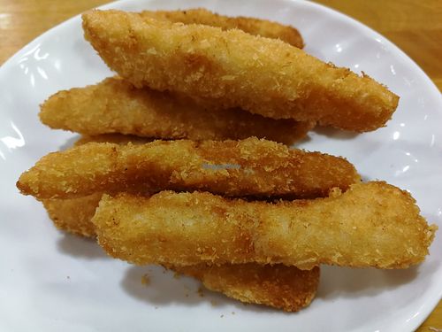 vegan 'fish fingers' at Amagi Queen - 天城女王 in Hualien