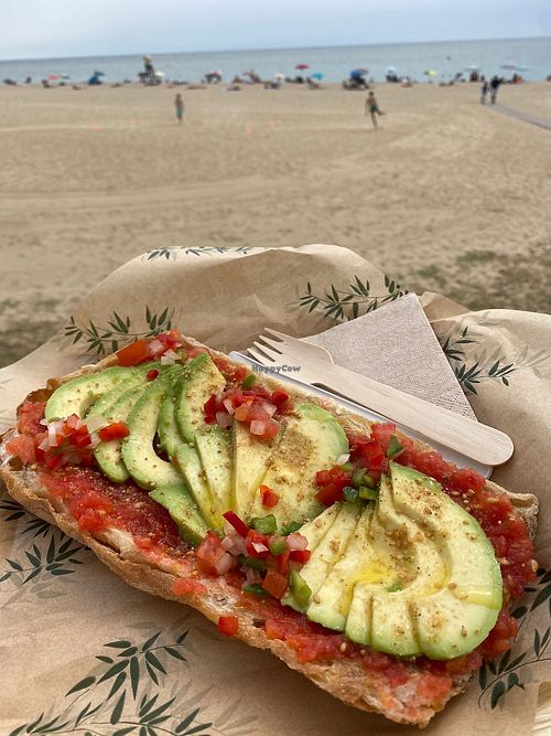 Avocado Toast. at The Green Corner in Mataro