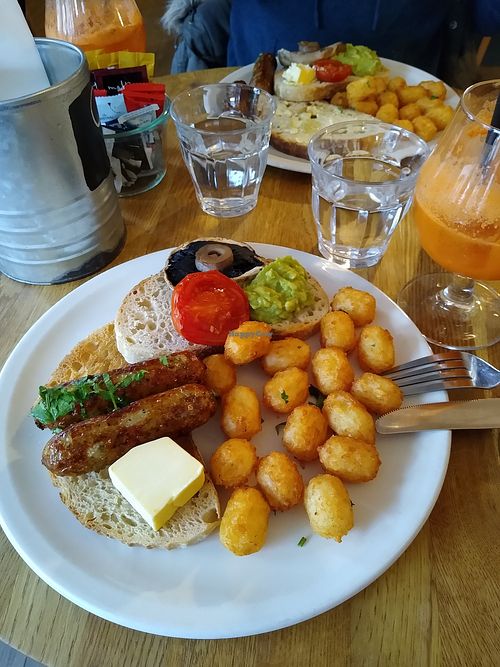 Vegan Breakfast at Scott's All Day in Cambridge