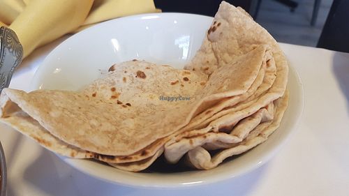 Chapatis at Cafe Spice in Newcastle Upon Tyne