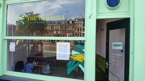 Front entrance at The Old Soul in Amsterdam