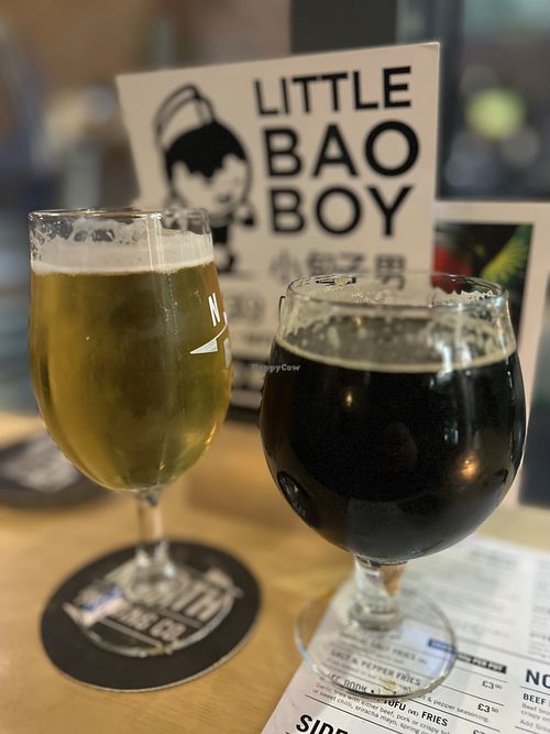 VG beers   at Little Bao Boy in Leeds