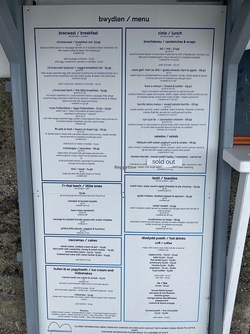  at Mickey's Beach Cafe in Abersoch