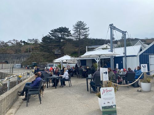  at Mickey's Beach Cafe in Abersoch