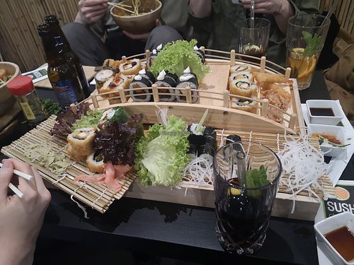 Ein Teil der leckeren Bestellung. at SUSHIdeluxe in Erfurt