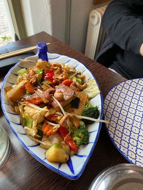 Spicy wok 🌶 vegan  at Thai Corner in Lund