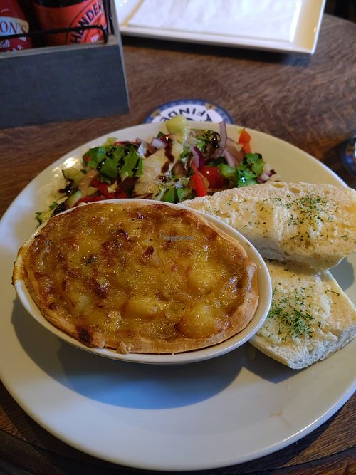 Cheese & Potato pie at The Anchor Inn in Tideswell