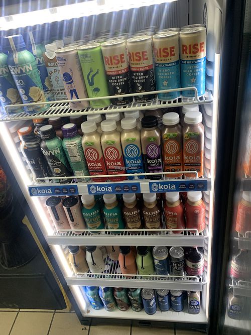 Vegan coffee drinks   at Hangry Planet in San Bruno