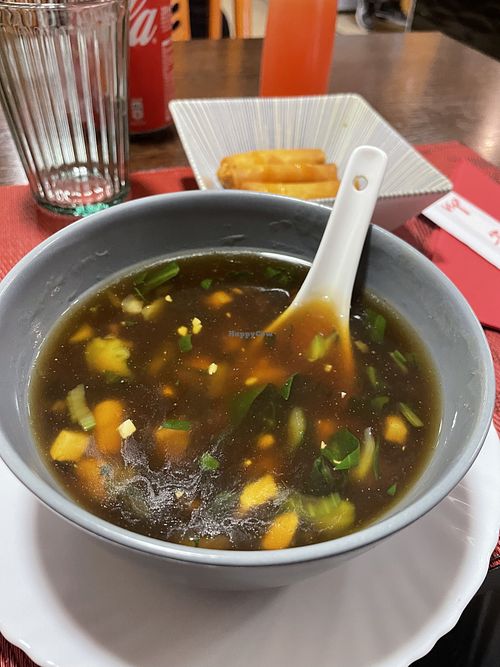 Tofu soup  at Cuina Xinesa Tradicional in Barcelona