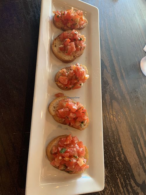 Bruschetta (I asked for no cheese)   at Coal Fire  in Gaithersburg