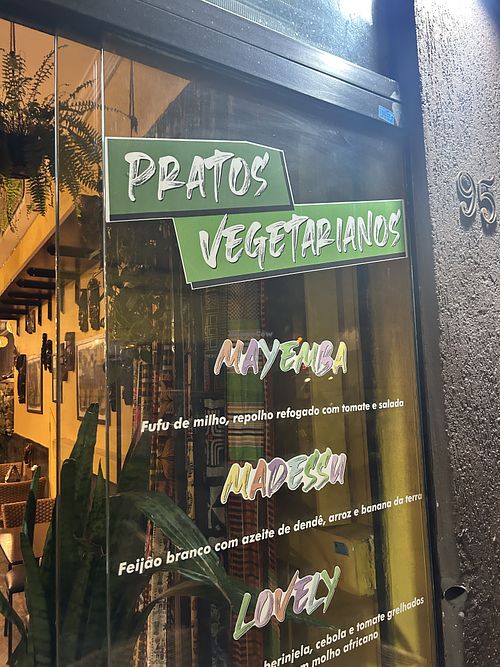   at Biyou'Z Gastronomia Africana in Sao Paulo