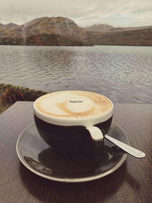 Oat latte    at The Pier Cafe in Stirling