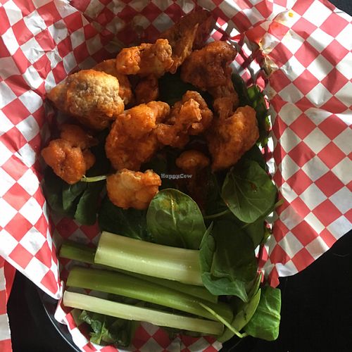 vegan wings  at Green Vegetarian Cuisine at Alon in San Antonio