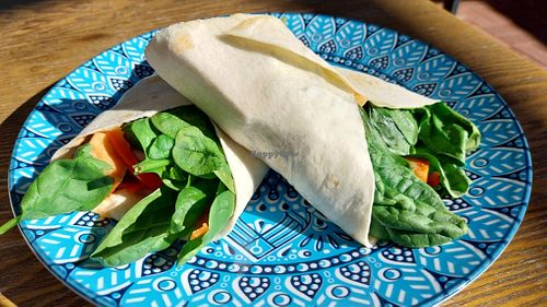 Tofu wrap at Zest Cafe in Clare