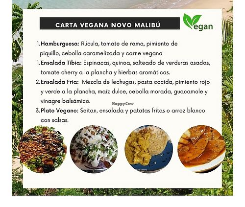 Carta   at Bocateria Novo Malibú in Vigo